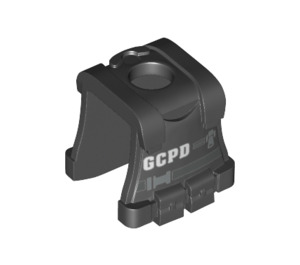 LEGO Zwart Bullet Proof Vest met GCPD (30886 / 38327)