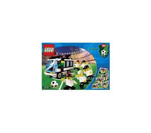 LEGO Schwarz Bus mit Ball (Mannschaftsbus   Ball) 4184912