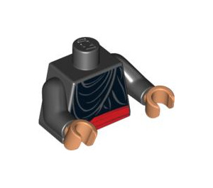 LEGO Czarny Cairo Swordsman Tułów (973 / 76382)