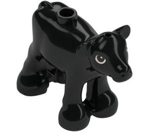 LEGO Black Calf with Brown Eyes (105997)