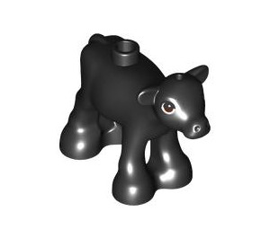 LEGO Black Calf with Brown Eyes (105997)