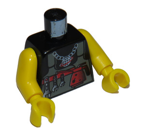LEGO Schwarz Cam Torso (973)