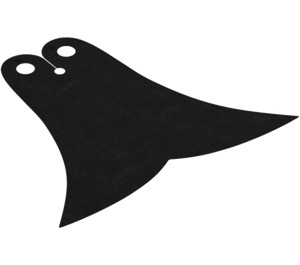 LEGO Black Cape with Split Tail (110051)