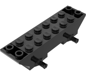 LEGO Schwarz Auto Base 2 x 8 x 1.333 (30277)