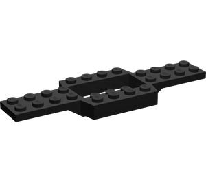 LEGO Black Car Base 4 x 12 x 0.667 (52036)