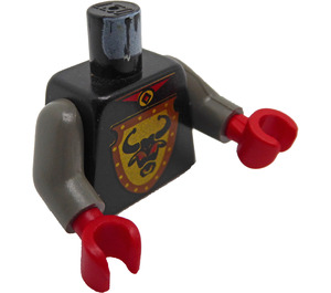 LEGO Black Castle Bull's Knight Torso (973 / 73403)