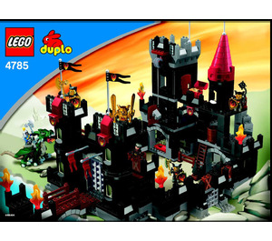 LEGO Zwart Castle 4785 Instructions