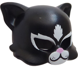 LEGO Black Cat Mask with White Muzzle (36112 / 38401)