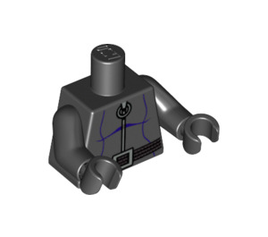 LEGO Black Catwoman Torso (973 / 76382)