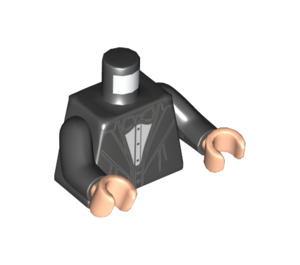 LEGO Noir Cedric Diggory Minifig Torse (973 / 76382)