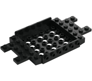 LEGO Zwart Chassis 6 x 12 x 1 1/3 (3385)