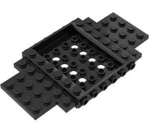 LEGO Zwart Chassis 6 x 12 x 1 (65634)
