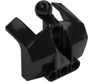 LEGO Black Chest Plate with Neck Ball Joint (24124)