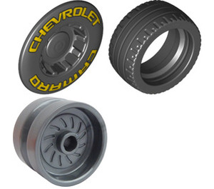 LEGO Sort Chevrolet Tire with Wheel and Hub Cap