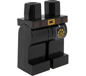 LEGO Schwarz Chief O'Hara Minifigure Hüften und Beine (3815 / 31867)