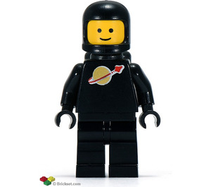 LEGO Zwart Classic Ruimte astronaut minifiguur