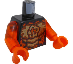 LEGO Negro Cole (Golden Dragón) Crystalized Torso (973 / 90811)