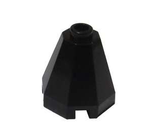 LEGO Black Cone 2 x 2 x 1.3 Octagonal (6039)