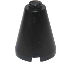 LEGO Black Cone 2 x 2 x 2 (Solid Stud)