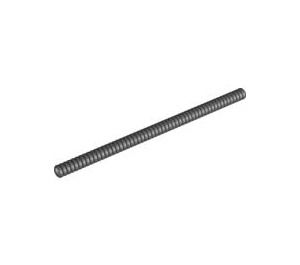 LEGO Black Corrugated Pipe 14.4 cm (18 Studs) (23004 / 100901)