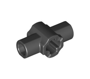 LEGO Black Cross Connector with Holes and Axle Holders (24122 / 49133)