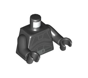 LEGO Black Crosshair Minifig Torso (973 / 76382)