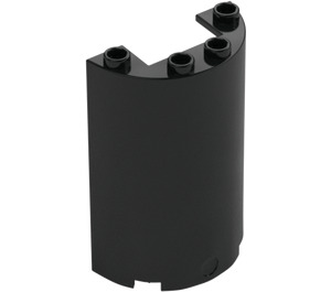 LEGO Black Cylinder 2 x 4 x 5 Half (35313 / 85941)