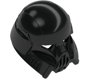 LEGO Schwarz Dark Trooper Helm (3071 / 79230)