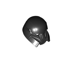 LEGO Schwarz Dark Trooper Helm (3071 / 79230)