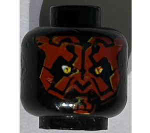 LEGO Black Darth Maul Head (Safety Stud) (3626)