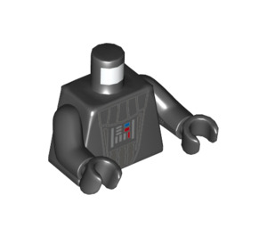 LEGO Black Darth Vader 20th Anniversary Minifig Torso (973 / 76382)