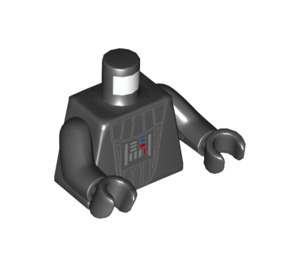 LEGO Czarny Darth Vader (20th Anniversary) Minifigurka Tułów (973 / 76382)