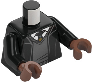 LEGO Black Dean Thomas Minifig Torso (973 / 76382)