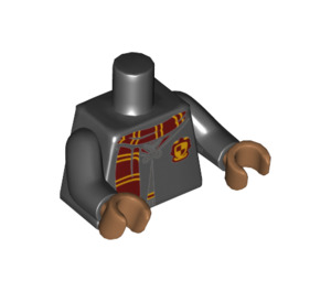 LEGO Black Dean Thomas with Scarf Minifig Torso (973 / 88585)