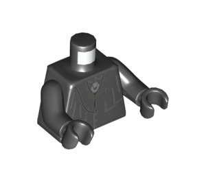 LEGO Black Death Eater Minifig Torso (973 / 76382)