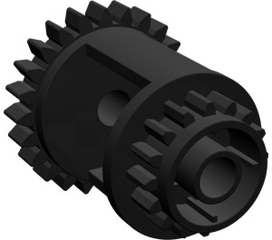 LEGO Schwarz Differential Ausrüstung Casing (6573)