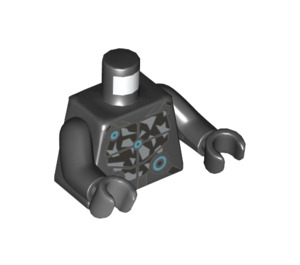 LEGO Black Digi Cole Minifig Torso (973 / 76382)