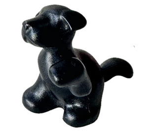 LEGO Negro Perro con Elevado Paw (6250)