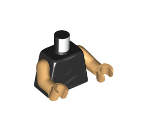LEGO Noir Dominic „Dom“ Toretto Minifig Torse (973 / 76382)