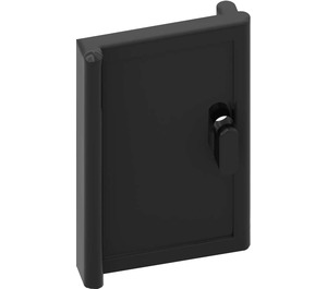 LEGO Noir Porte 1 x 2 x 3 Pane (6546)