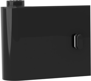 LEGO Black Door 1 x 3 x 2 Left with Solid Hinge (3189)