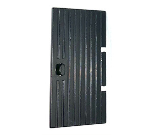 LEGO Black Door 1 x 4 x 6 Grooved (3644)