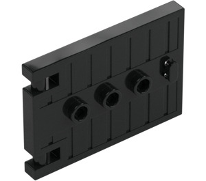 LEGO Black Door 1 x 5 x 3 with Handle (93096)