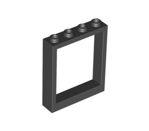 LEGO Noir Porte Cadre 1 x 4 x 4 (Lift) (6154 / 40527)