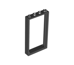 LEGO Black Door Frame 1 x 4 x 6 (Double Sided) (30179)