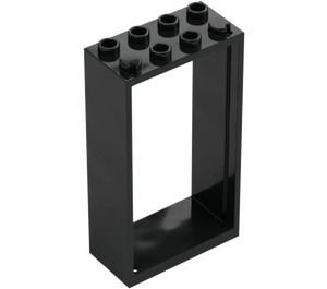 LEGO Black Door Frame 2 x 4 x 6 (60599)