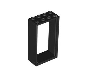 LEGO Black Door Frame 2 x 4 x 6 (60599)