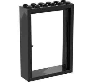 LEGO Noir Porte Cadre 2 x 6 x 7  (4071)