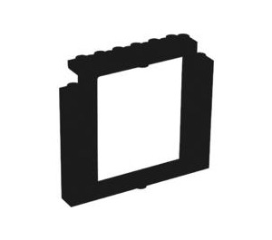 LEGO Black Door Frame 2 x 8 x 6 Revolving without Bottom Notches (40253)