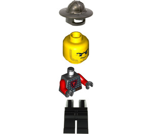 LEGO Zwart Draak Soldier minifiguur